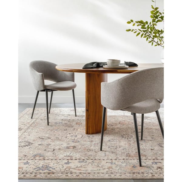 Livabliss Becki Owens Davina Khaki Oriental 7 ft. x 9 ft. Indoor Area Rug