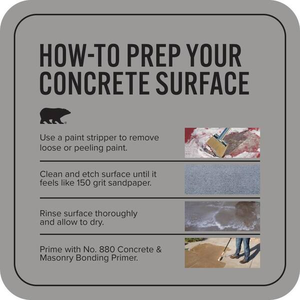 BEHR PREMIUM - 5 gal. #HDC-NT-10A Dolphin Gray Self-Priming 1-Part Epoxy Satin Interior/Exterior Concrete and Garage Floor Paint