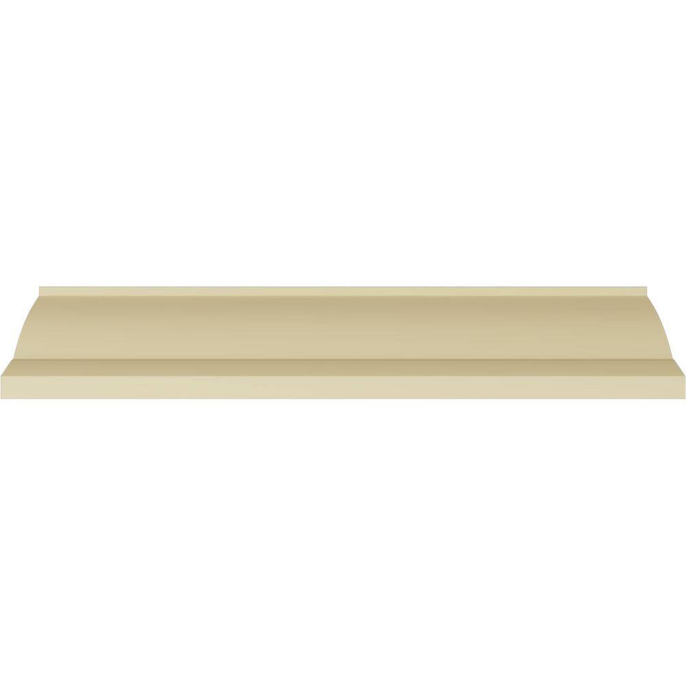 White Polyurethane Legacy Crown Moulding 94.5 inches