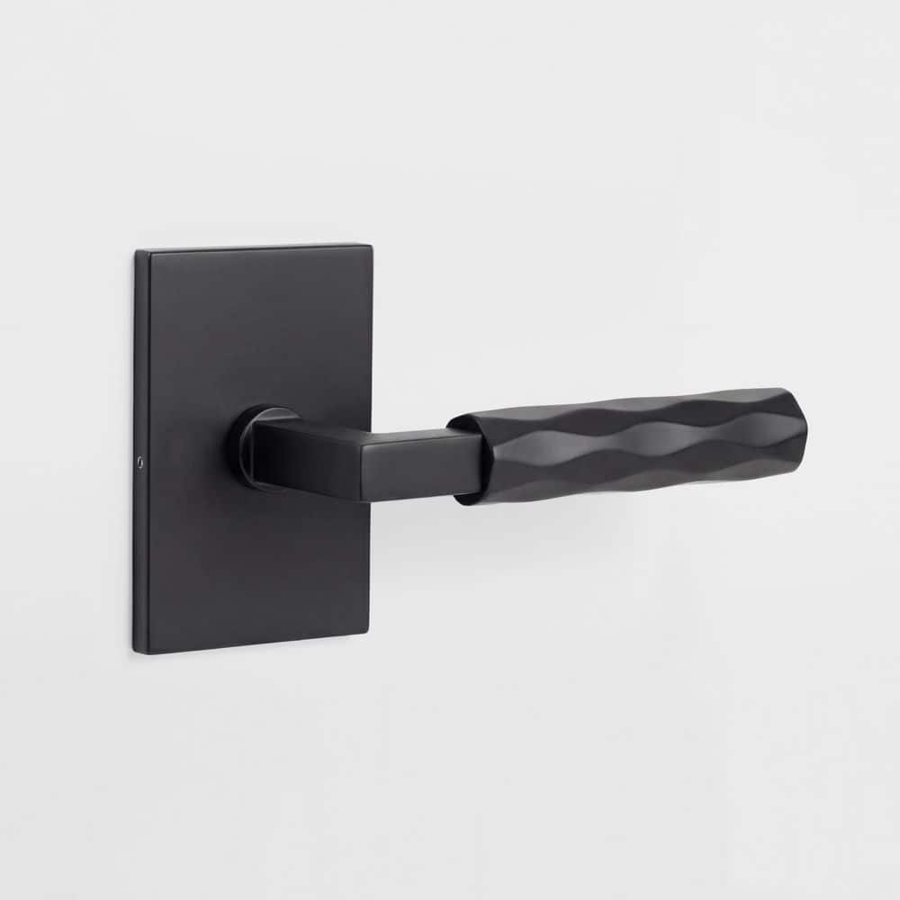 McBowery Hailey Matte Black Modern Double Dummy Interior Door