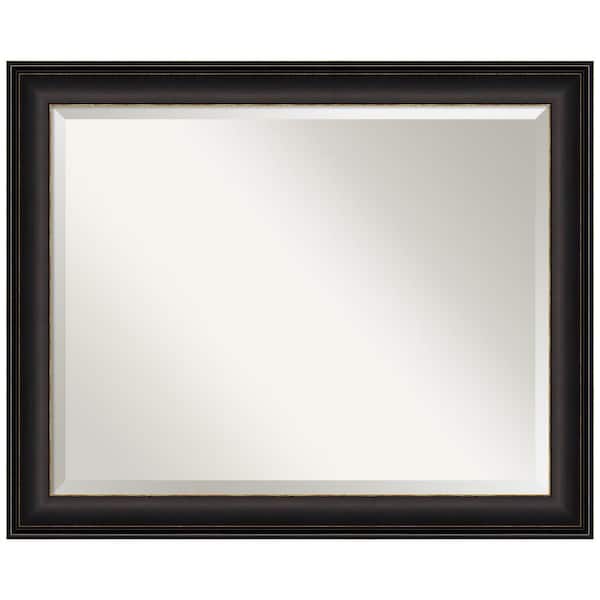 Amanti Art Trio Oil Rubbed Bronze 32.5 in. H x 26.5 in. W Framed Wall Mirror
