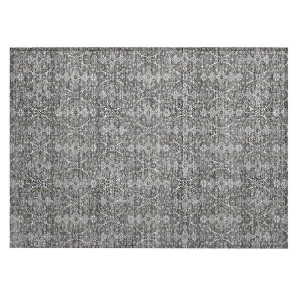 Chantille Machine Washable Indoor/Outdoor Abstract ACN2917 Gray 3 ft. x 4 ft. Area Rug