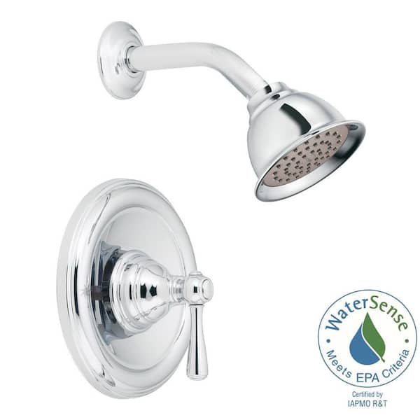 MOEN Kingsley Posi-Temp Single-Handle Eco-Performance Shower Trim Kit in Chrome (Valve Not Included)