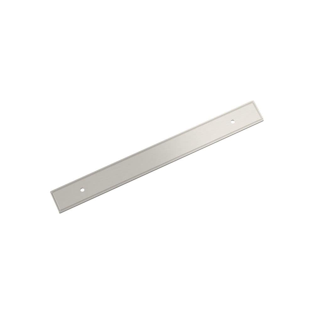 Thoreau 7-9/16 in. Center-to-Center Rectangle Satin Nickel Pull Cabinet Backplate price history on PriceWatchPro