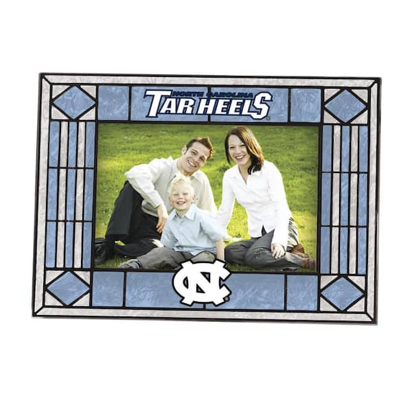 The Memory Company NCAA 4 in. x 6 in. Gloss Multicolor Art Glass North Carolina Picture Frame