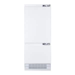 Bold 30 in. 11.5 Cu.Ft. Counter-Depth Built-in Bottom Mount Refrigerator, LH-Hinge in Panel Ready