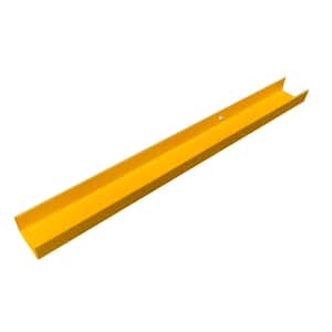 Overhead Door Track Protector : Pallet Rack Post Protector : 36"H : Safety Yellow Powder Coating