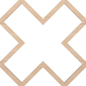 Large Fowler Fretwork 3/8 in. x 5-1/8 ft. x 5 ft. Brown Wood Decorative Wall Paneling 1-Pack