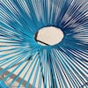 CORVUS Acapulco Peacock Blue Outdoor Lounge Chair Set of 2