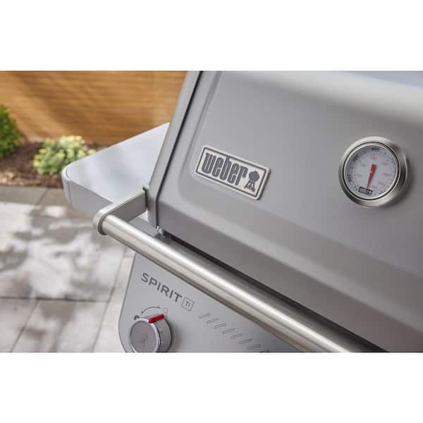Weber Spirit E-425C 4-Burner Liquid Propane Gas Grill in Titanium