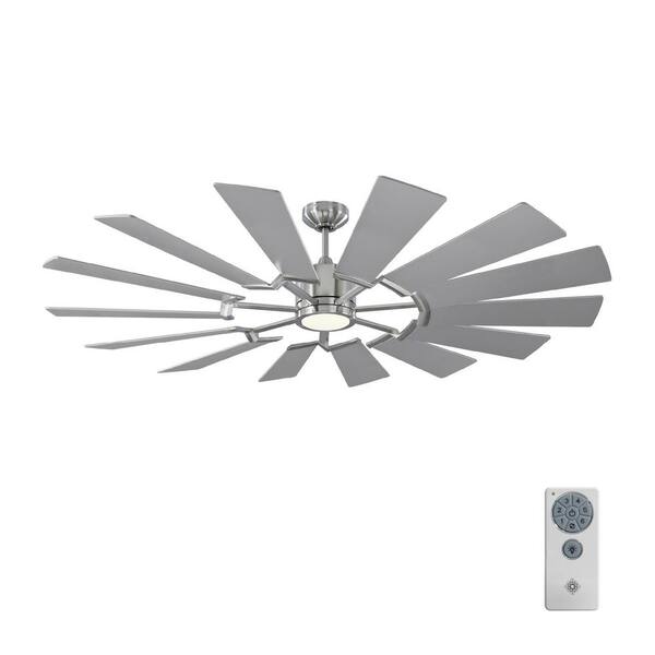 Monte Carlo Prairie 62 In Led Indoor, Windmill Ceiling Fan Home Depot