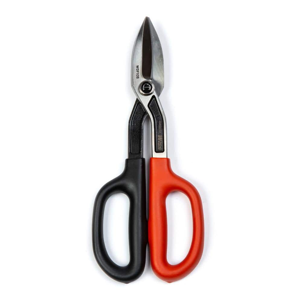 Crescent Wiss 10 in. Straight-Cut Drop Forged Tinner Snips WDF10S - The  Home Depot