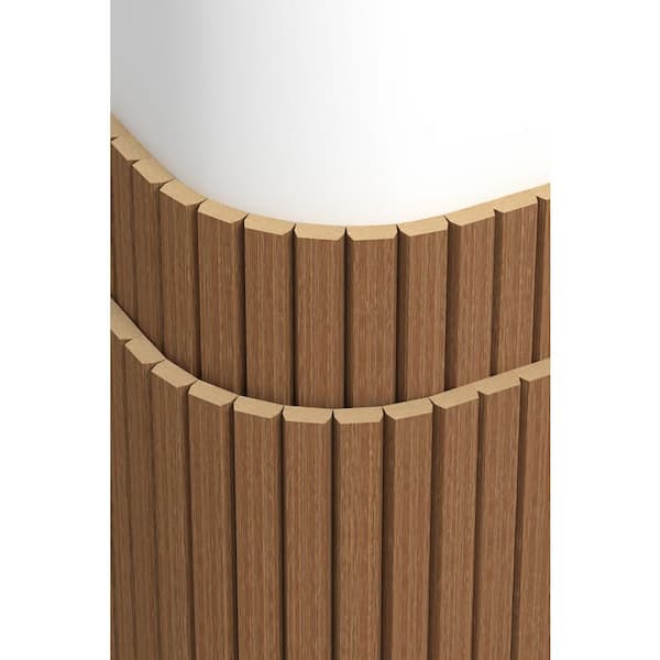 Cat　0102 ♡ Ejoy 104 in. x 11.8 in. x 0.47 in. Wood Flex Trapezoid Multi