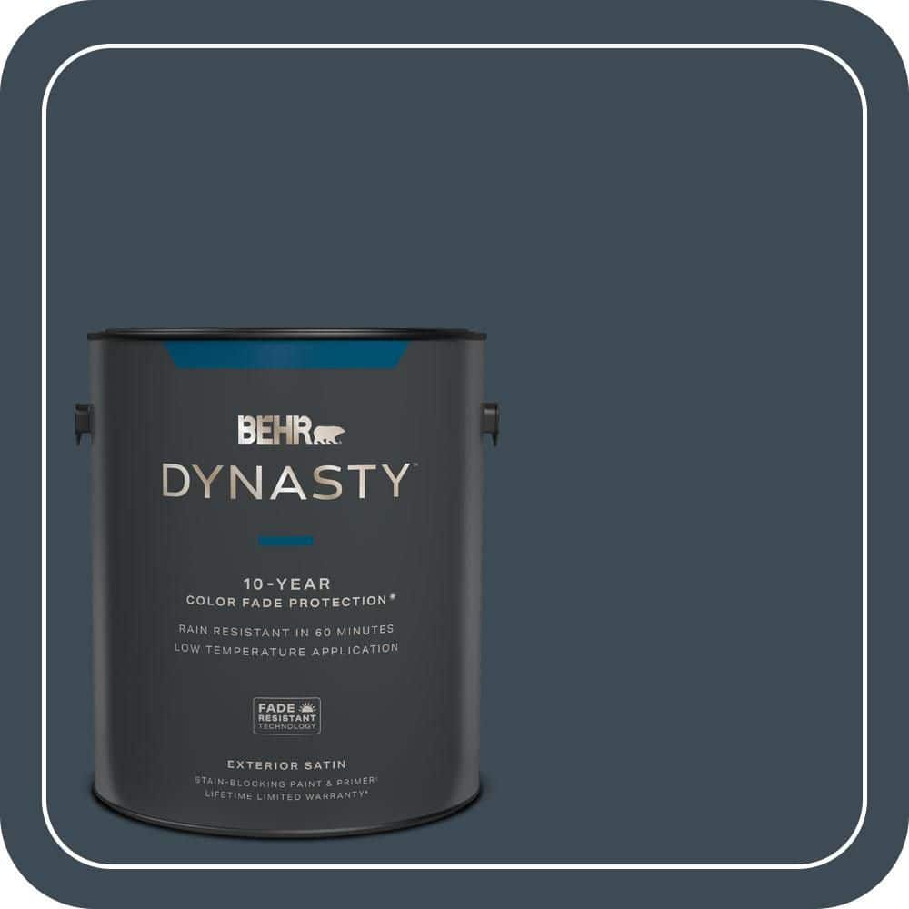 1 gal. #QE-56 Club Navy Satin Enamel Exterior Stain-Blocking Paint & Primer price history on PriceWatchPro
