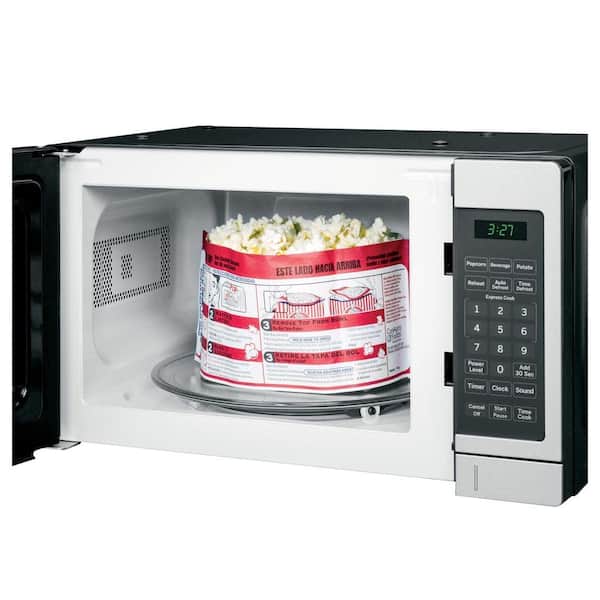 0.7 cu. ft. 700-Watt Spacemaker Countertop Microwave in Stainless Steel