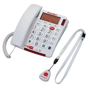 Digital Big Button Telephone with Emergency Key and Remote Pendant