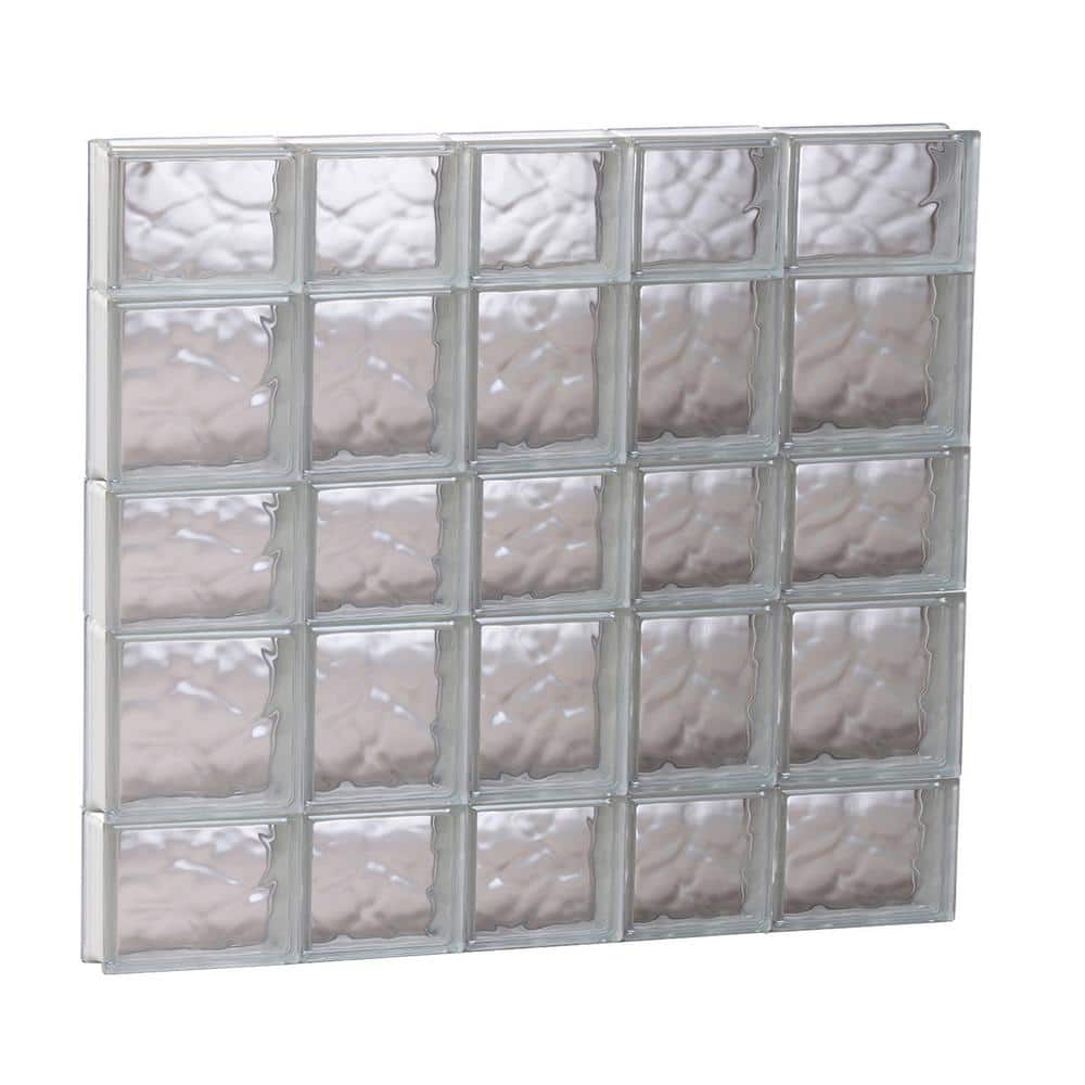 32.75 in. x 32.75 in. x 3.125 in. Frameless Wave Pattern Non-Vented Glass Block Window price history on PriceWatchPro