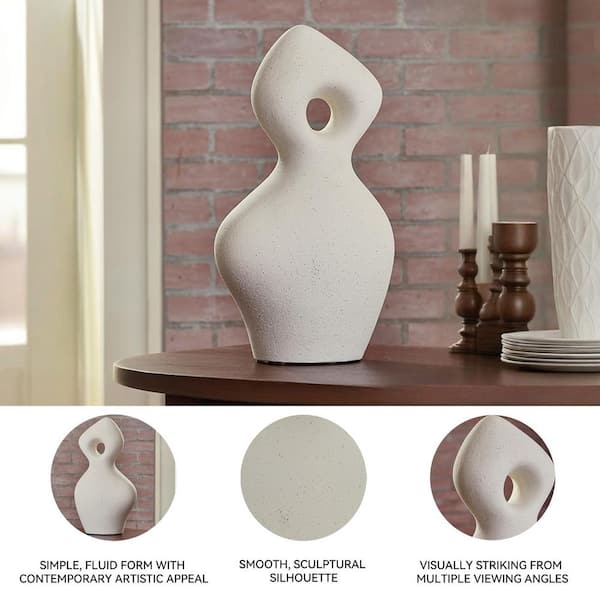 Signature DESIGN BY ASHLEY Arthrow White 8.13 in. x 14.75 in