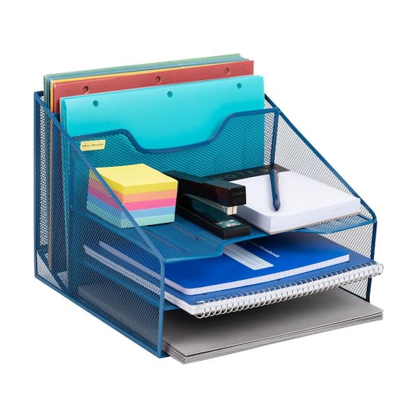 Simple Office Document File Storage Box Folding Desktop Organizer