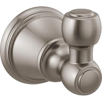 Woodhurst Single Towel Hook Bath Hardware Accessory in Stainless Steel