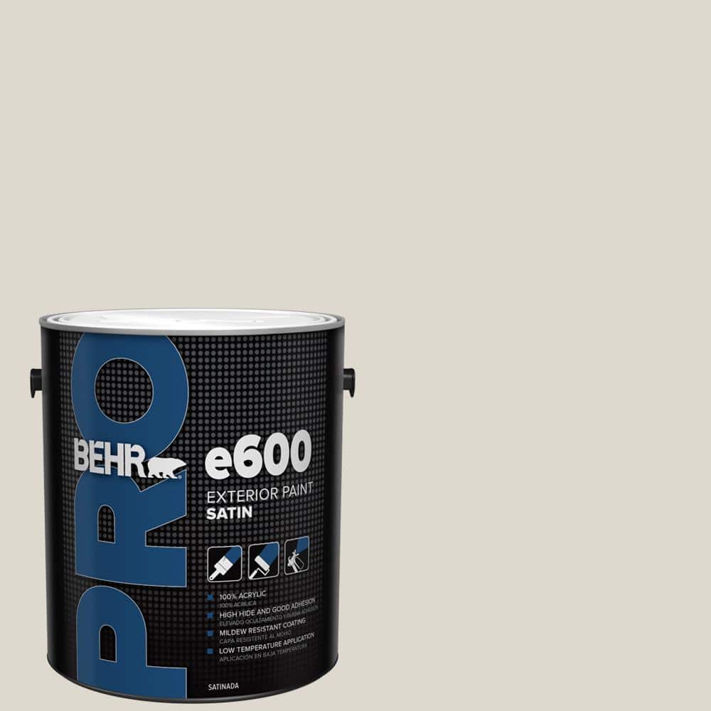 BEHR PRO 1 gal. N3201 Campfire Ash Satin Enamel Exterior Paint