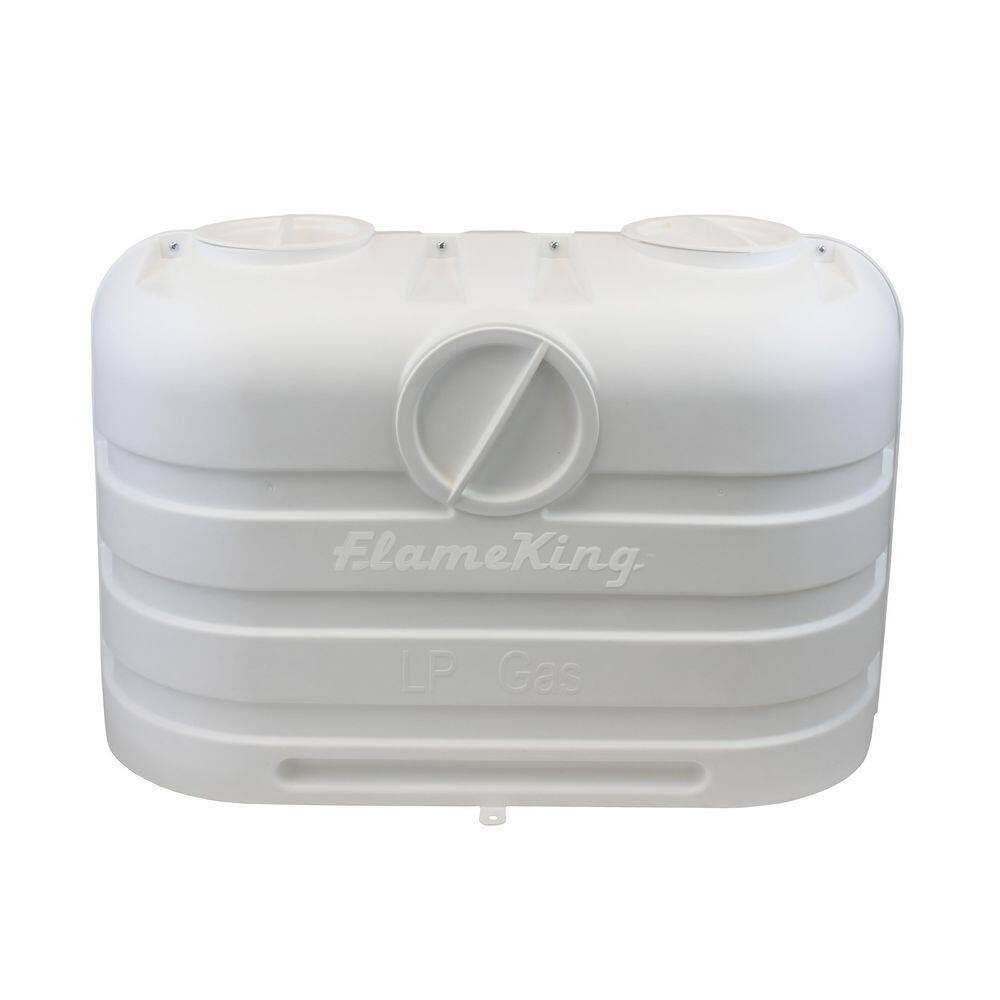 White Heavy Duty Dual 20lb Propane Tank Cover