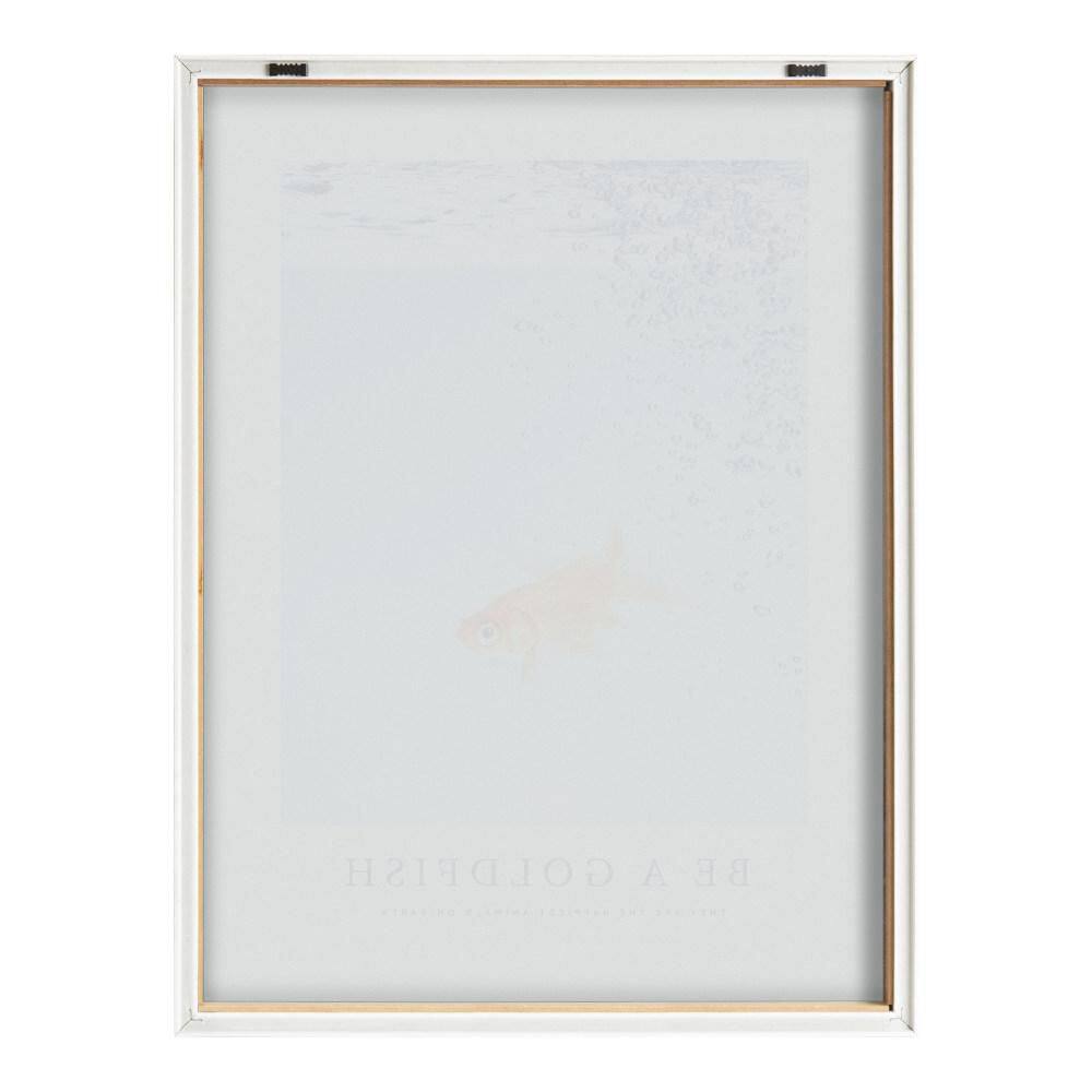 Be A Goldfish Motivational Glass Framed Wall Art