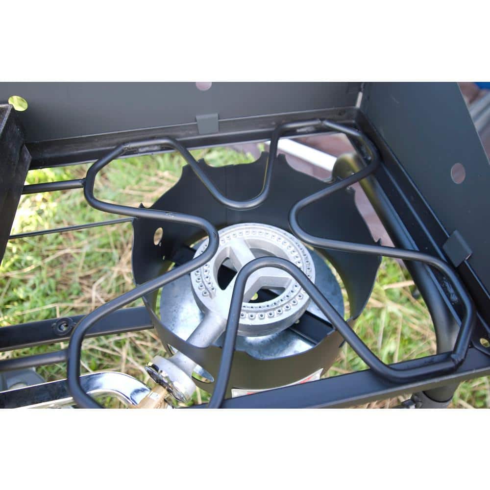 Camp Chef Black 2-Burner Gas Camping Stove with Removable Legs