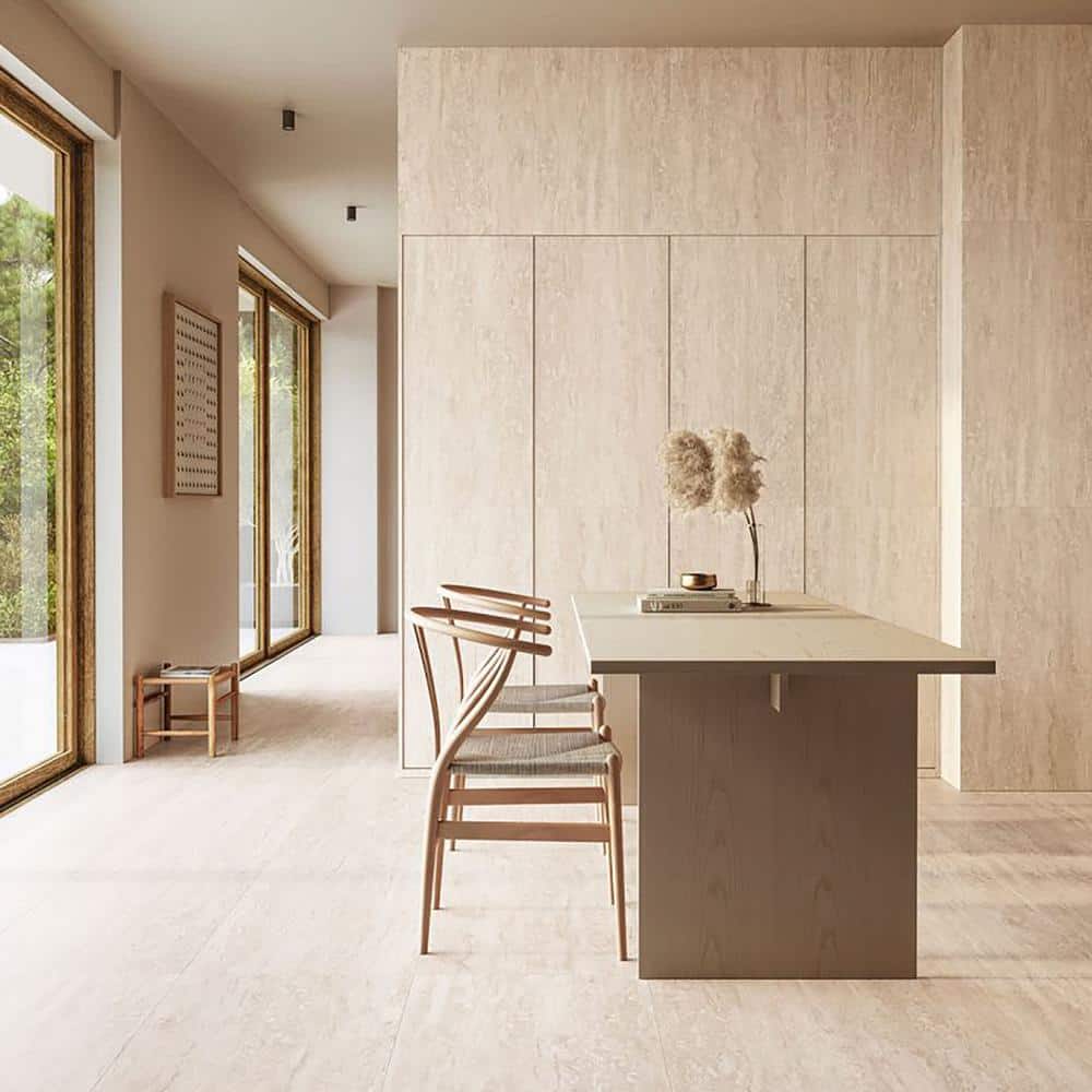 Ivory Matte Porcelain 12" x 24" Rectified Tile