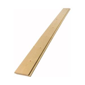 1 in. x 6 in. x 8 ft. Premium Spruce Whitewood Shiplap Board
