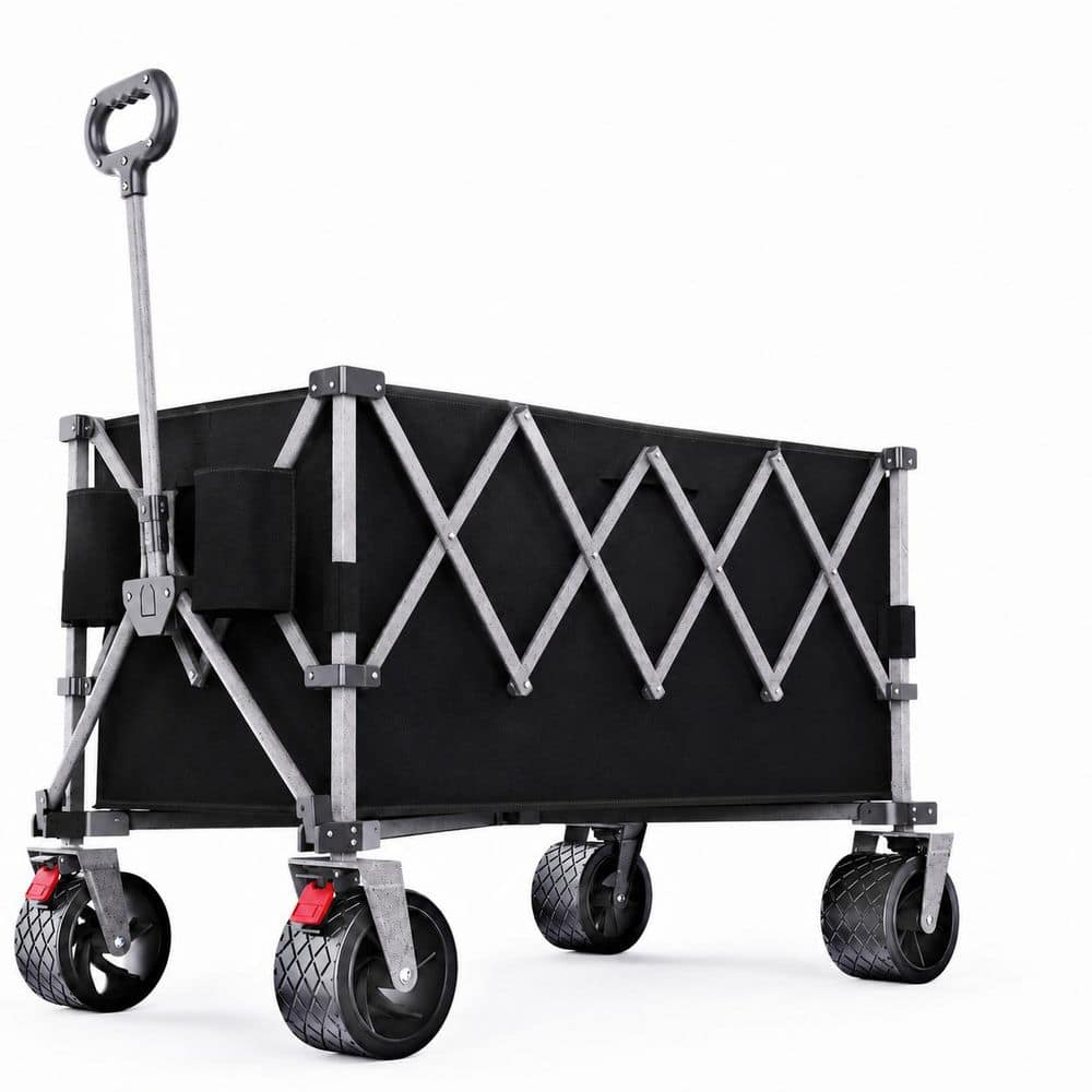 10.17 cu. ft. Steel and 600D Oxford Fabric Garden Cart Collapsible Foldable Utility Wagon with All-Terrain Wheels price history on PriceWatchPro