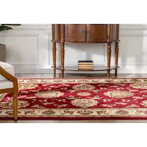 Timeless Abbasi Red 9 ft. x 13 ft. Traditional Area Rug