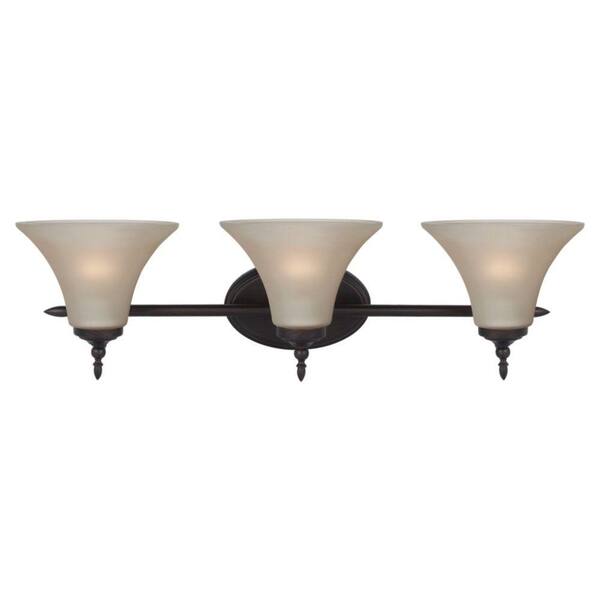 Generation Lighting Montreal 3-Light Burnt Sienna Vanity Light