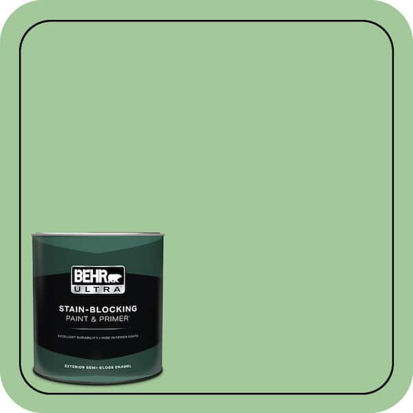 BEHR ULTRA 1 qt. #M390-4 Gingko Semi-Gloss Enamel Exterior Paint & Primer