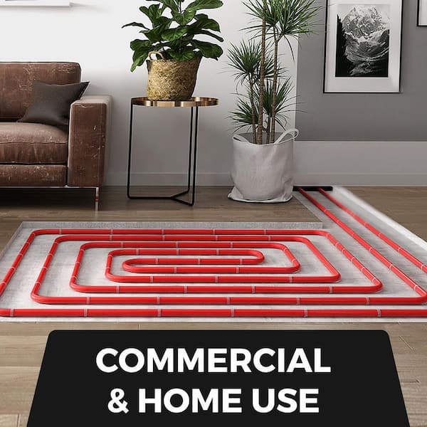 5/8 in. x 500Ft. PEX Tubing Oxygen Barrier O2 EVOH Pex-B Red Radiant Floor Heat Durable Plumbing Flexible