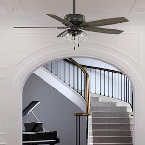 Dondra 60 in. Noble Bronze Ceiling Fan with LED Light Kit Included