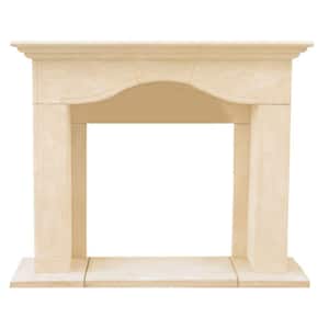 Chateau Series Marissa 52 in. x 62 in. Cast Stone Mantel