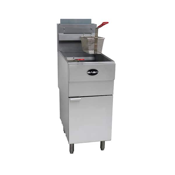 Commercial 45 lb Stainless Steel GAS Deep Fryer