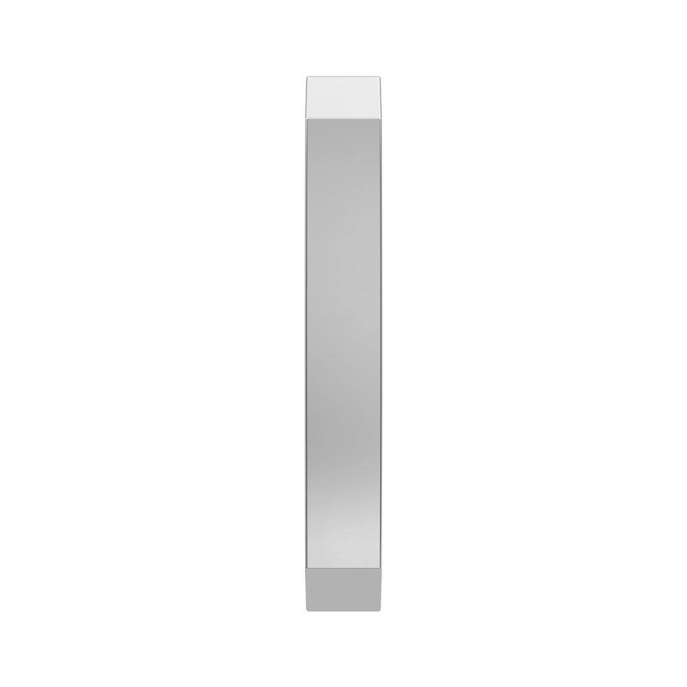 Polished Chrome Modern Cabinet and Drawer Pull with Mounting Hardware