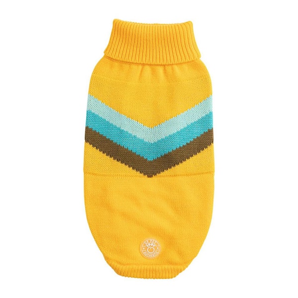GF PET 3X-Small Yellow Alpine Sweater for Dogs