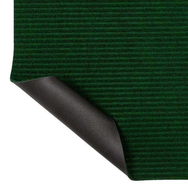 Mohawk Home Striped Utility Mat Green Indoor/Outdoor 18 in. x 30
