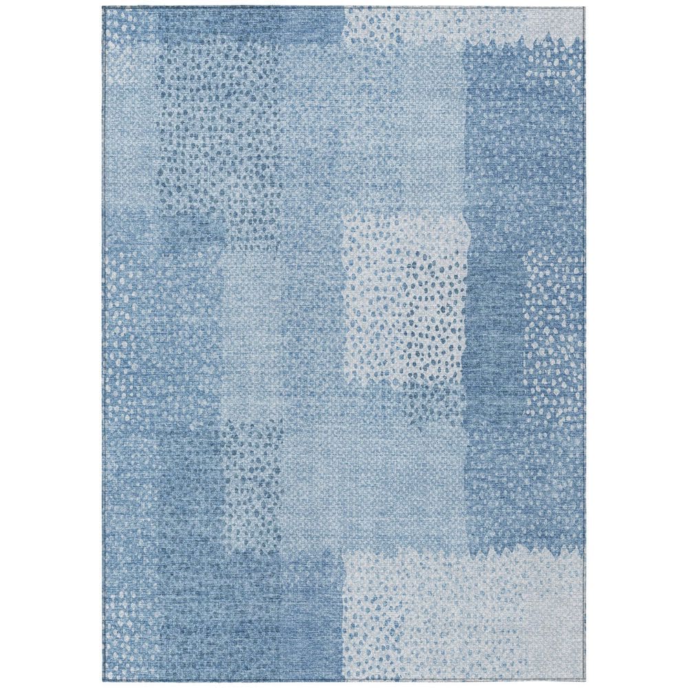 Chantille Machine Washable Indoor/Outdoor Abstract ACN2868 Sky 10 ft. x 14 ft. Area Rug price history on PriceWatchPro