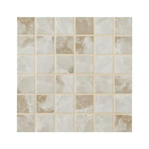 Terra Onyx Matte 12 in. x 12 in. x 6 mm Porcelain Mesh-Mounted Mosaic Tile (1 .sq. ft. / Each)