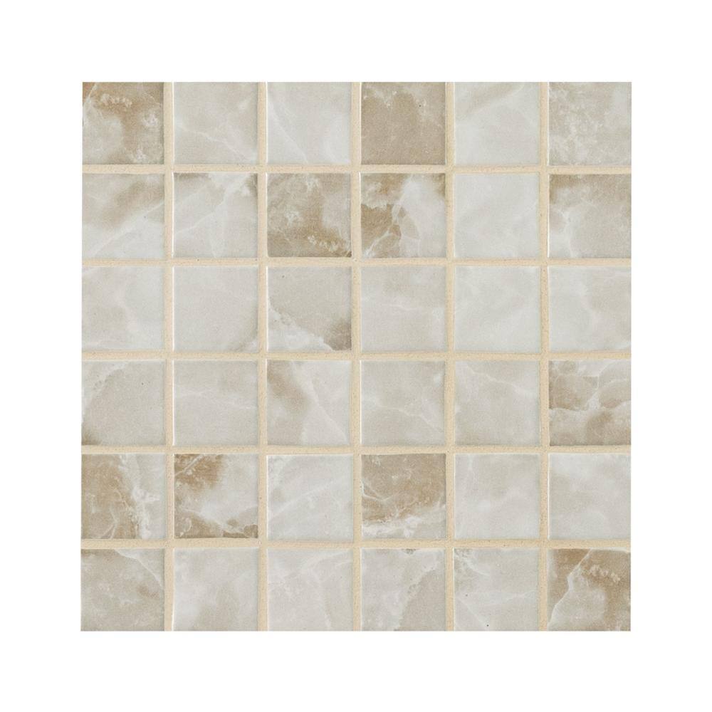 Take Home Tile Sample-Terra Onyx 4 in. x 4 in. x 6 mm Matte Porcelain Mesh-Mounted Mosaic Tile price history on PriceWatchPro