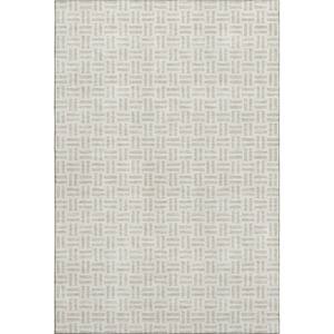Mayfield Premium Machine Washable Abstract AMF978 Ivory 9 ft. x 12 ft. Area Rug