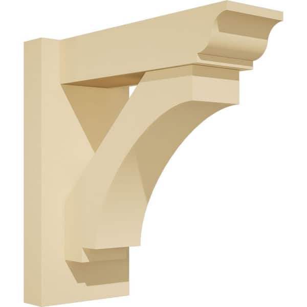 Ekena Millwork Imperial 5 in. W x 12 in. H x 12 in. D Signature Urethane Polyurethane Outlooker with Traditional Ends