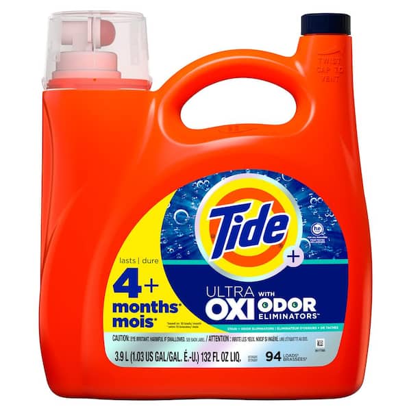 Tide 132 oz. Ultra Oxi Odor Eliminators Liquid Laundry Detergent (94-Loads)