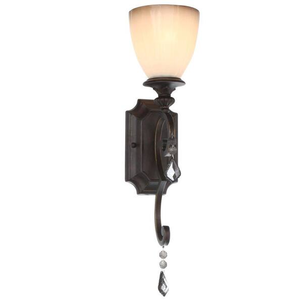 World Imports Avila Collection 1-Light Bronze Wall Sconce