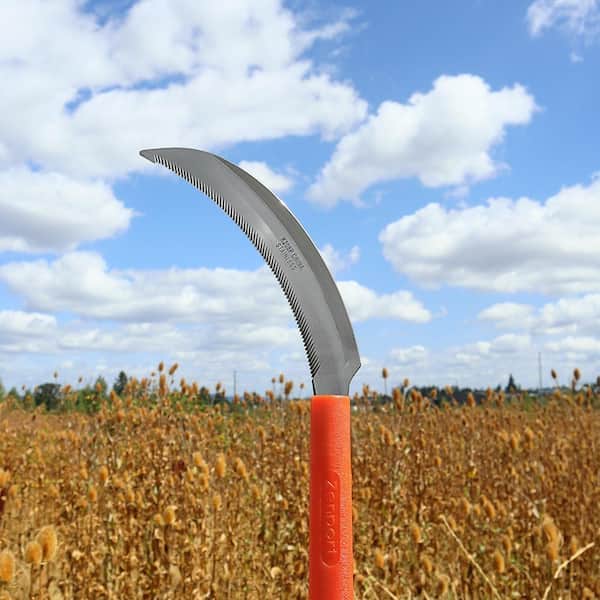 ZENPORT Harvest Sickle with Plastic Handle Light Serration 65 in
