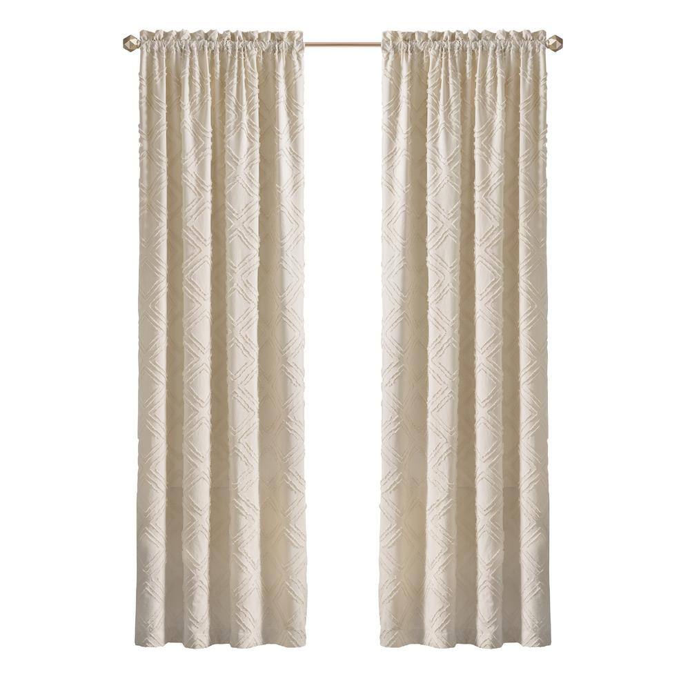 ACHIM Spectrum Pannello Tendina Per Finestra 127x213 Cm – Colore Lilla/Turchese, In Poliestere Filtrante, Con Tasca Per Asta, Decorazione D'Arredo Moderna E Colorata